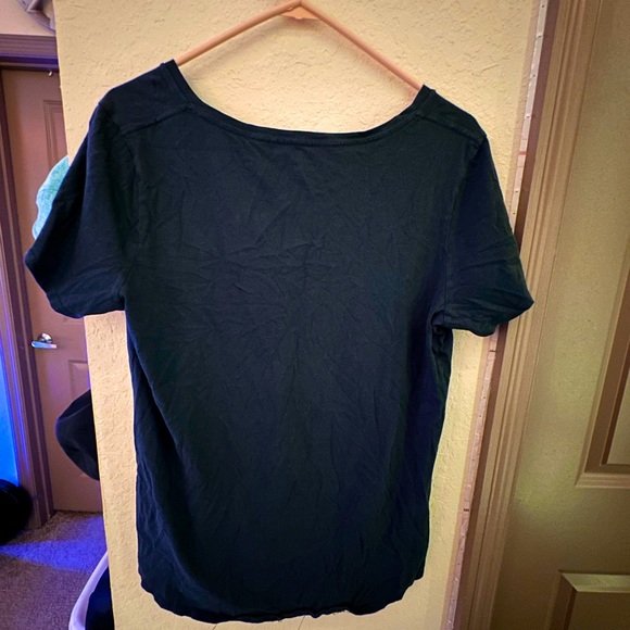 Midnight Navy Stretch V-Neck - Picture 2 of 2